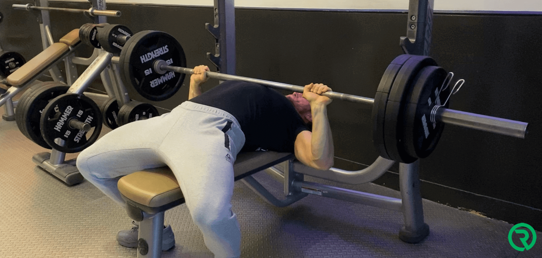 Bench Press in de sportschool